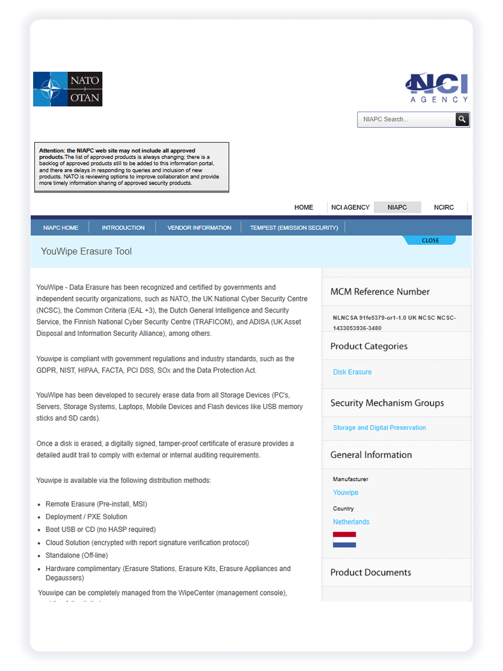 NATO sertifikat